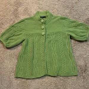 Style & Co Green Layering Sweater Large